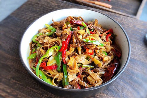 香辣牛百叶的做法——新东方烹饪教育