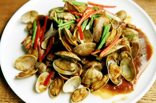 辣炒花蛤的做法——新东方烹饪学校
