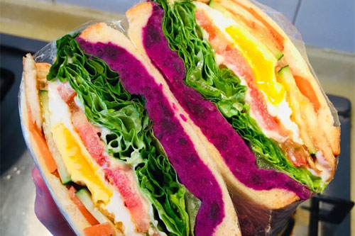 紫薯三明治的做法——新东方烹饪学校