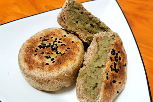 全麦绿豆饼的做法——新东方烹饪学校